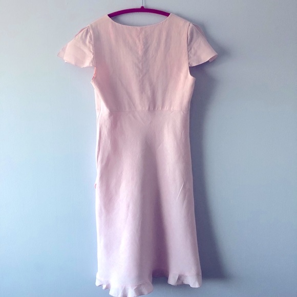 Alain Manoukian light pink linen dress. - Picture 3 of 7